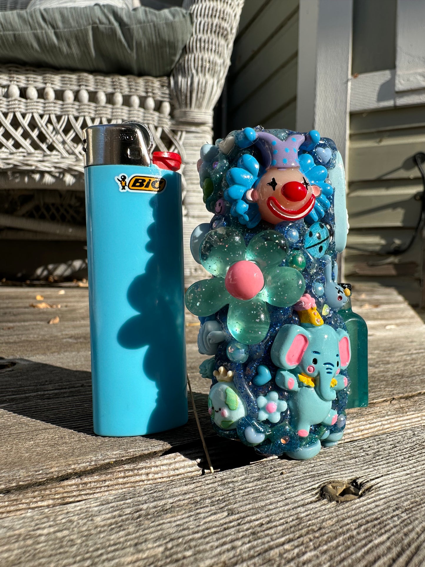 Bombay Clown Ooze Lighter Case